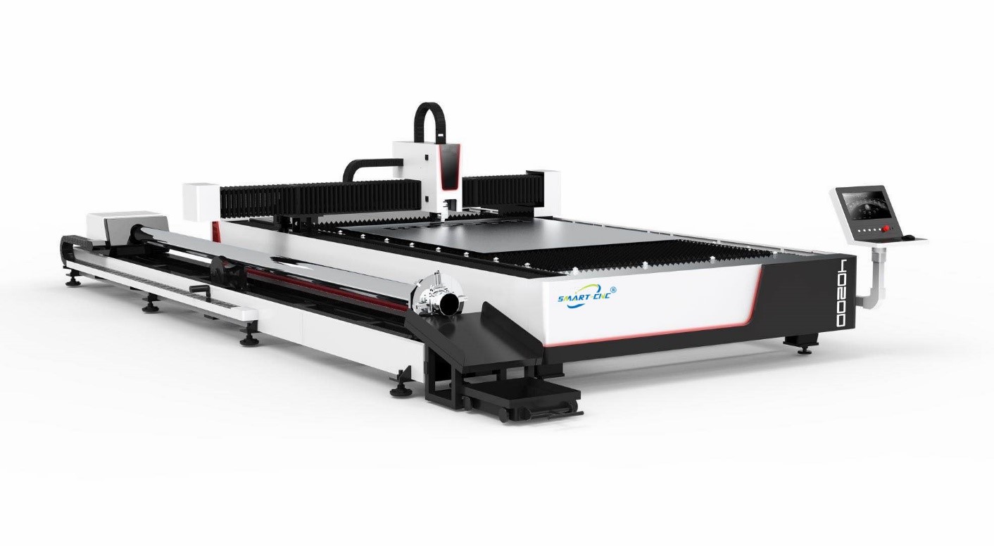 Лазерний верстат відкритого типу + труборіз 6000 мм SM-3000×1500 3000W MAX Photonics